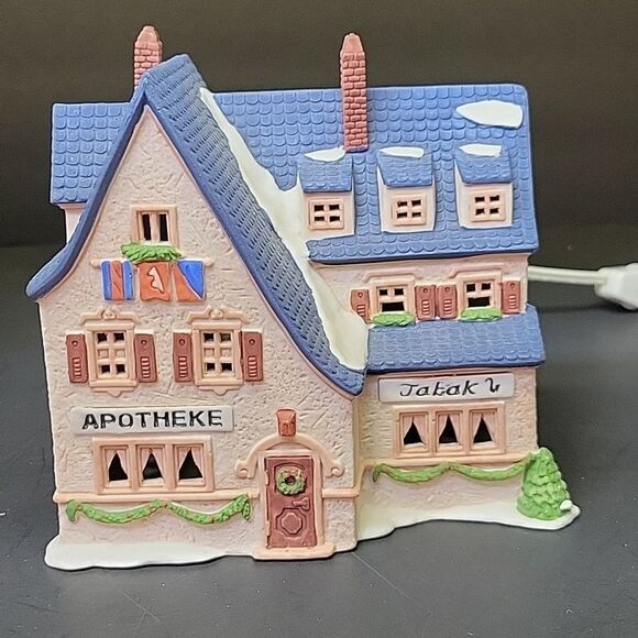 Department 56 Alpine Village Series Apotek & Tabak Retired 6540-4 - Picture 3 of 7